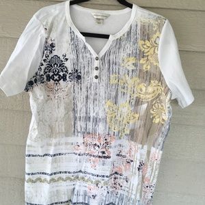 Christopher&banks XL Short Sleeve T-shirt  V-neck